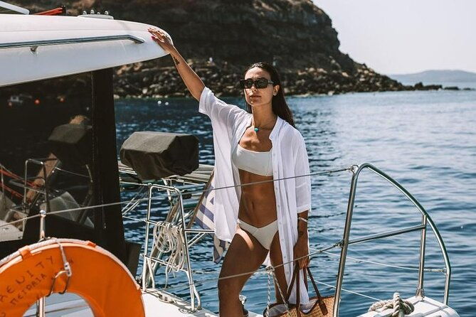 santorini-oia-private-sunset-catamaran-cruise-with-bbq-drinks-2