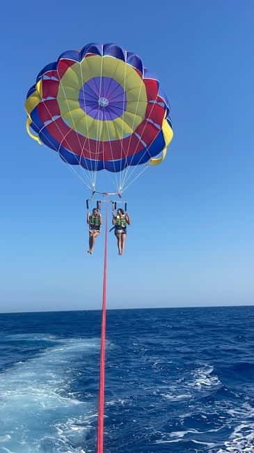 Santorini: Parasailing ExperiencePerissa,Perivolos,St.George - Santorini: Parasailing Experience at Perissa, Perivolos, St. George