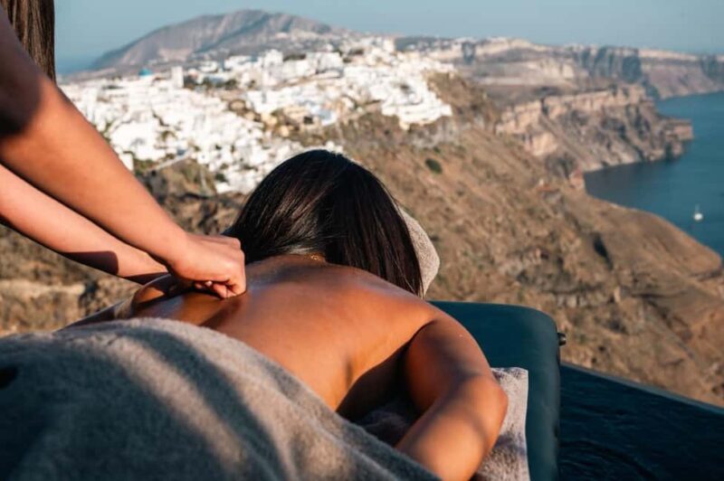 Santorini : Petra Spa Therapy at Kamari's Black Beach - Key Points