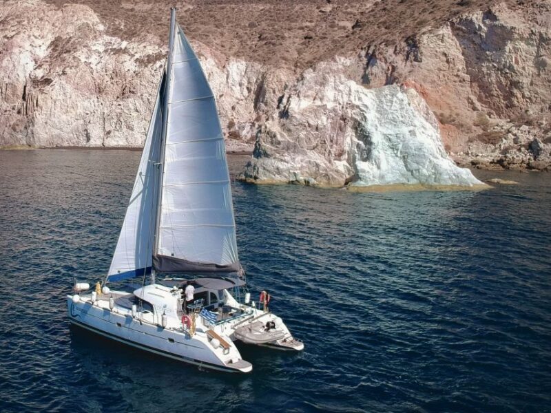 Santorini: Private All-In Catamaran Cruise, with Food|Drinks - The Return Journey and Final Impressions