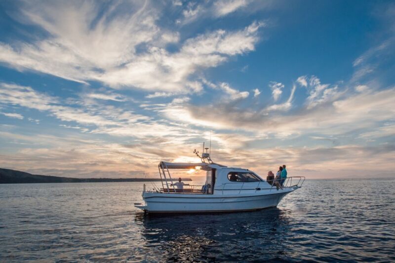 Santorini Private Cruise boat fishing tour - BBQ, Snorkeling - The Itinerary in Detail