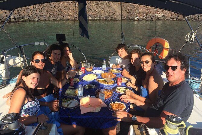 Santorini Private Daytime Sailing Cruise with Meal, Drinks &Transfer included - The Itinerary Breakdown