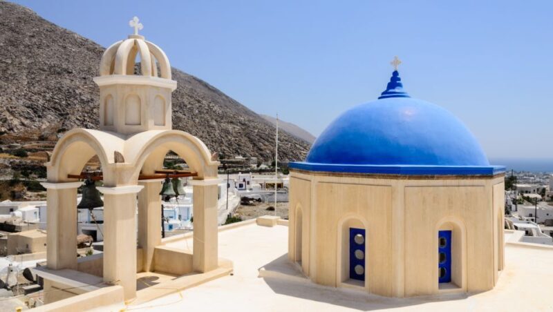 Santorini: Private Full Day Sunset Tour with Dinner - Key Points