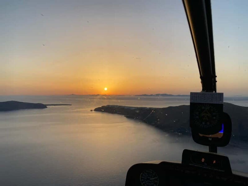 Santorini: Private Helicopter Flight with Sunset Option - Key Points