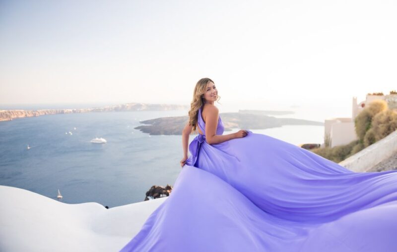 Santorini: Proffessional Flying Dress Photoshoot - Is It Worth the Cost?  