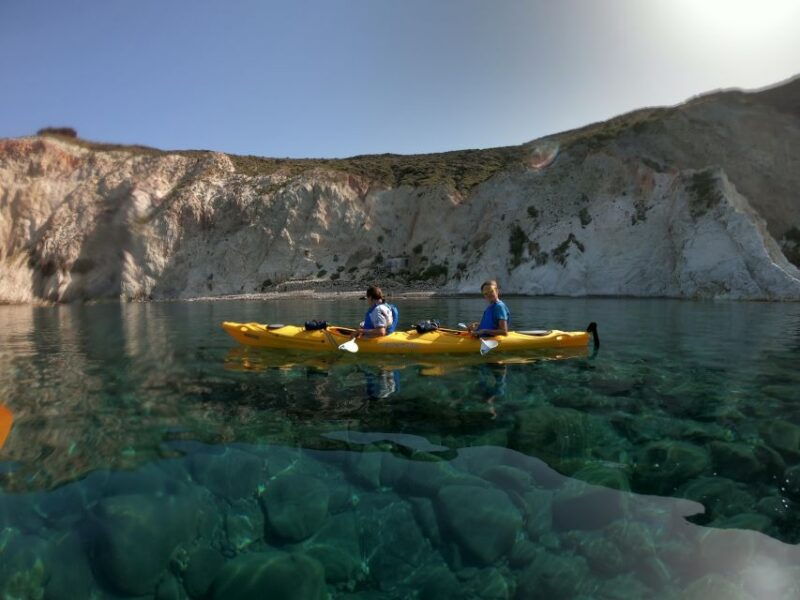 santorini-sea-caves-kayak-trip-with-snorkeling-and-picnic
