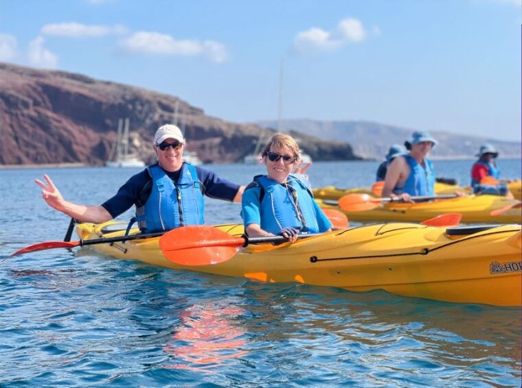 santorini-sea-caves-kayak-trip-with-snorkeling-and-picnic