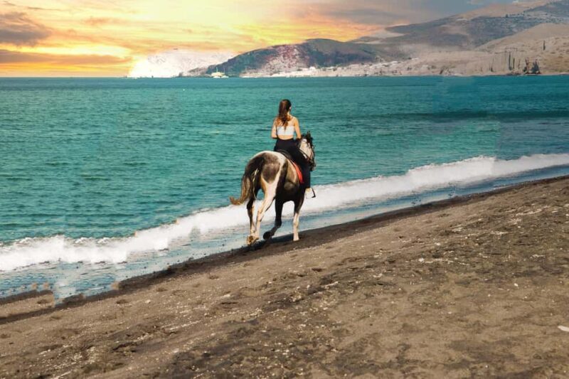 Santorini: Sunset Horse Riding Tour with Professional Photos - Santorini: Sunset Horse Riding Tour with Professional Photos