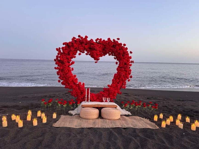 Santorini: Vlychada Beach Dreamy Proposal with Heart Arch - Practical Tips for Your Proposal