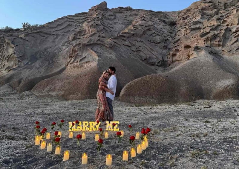 Santorini: Vlychada Beach Romantic Proposal Package - The Experience: What to Expect at Vlychada Beach