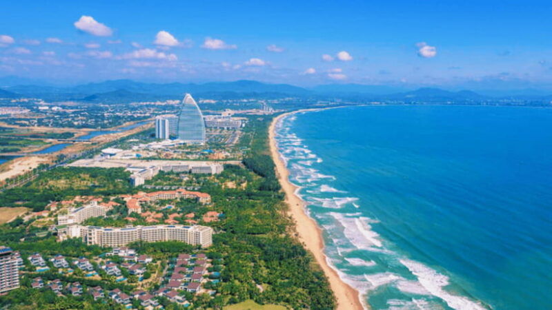 sanya-helicopter-tour-over-haitang-bay-with-atlantis-views