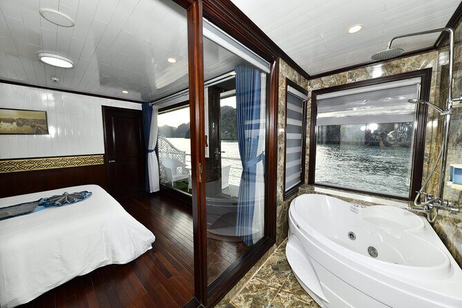 Sapphire Cruise Luxury Halong Bay Cruise Seaview Balcony Cabin - The Sum Up