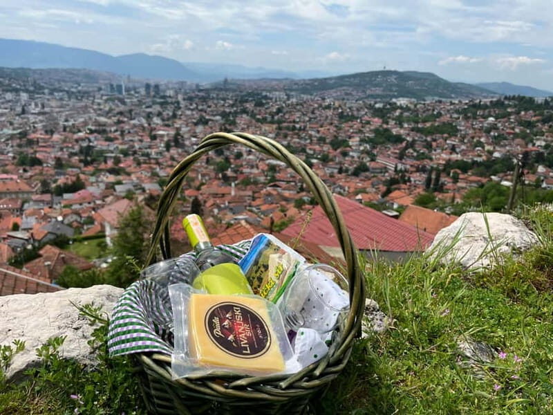 Sarajevo: Sunset Picnic with Wine or Beer Tasting and Snacks - Transportation and Group Size