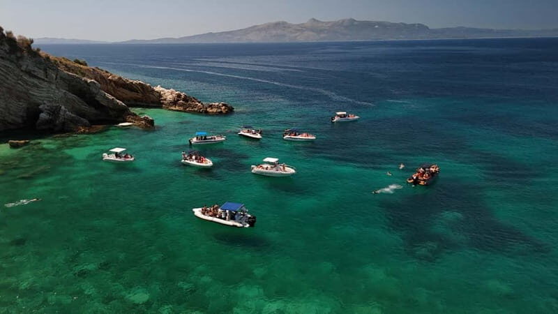 Saranda: Boat Tour to 6 Destinations + Free Drink & Umbrella - Key Points