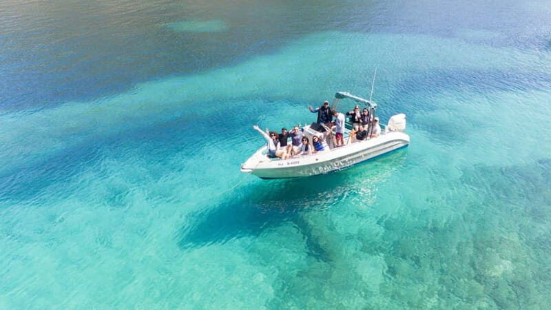 Saranda: Boat tour to 7 destinations including free umbrella - Key Points