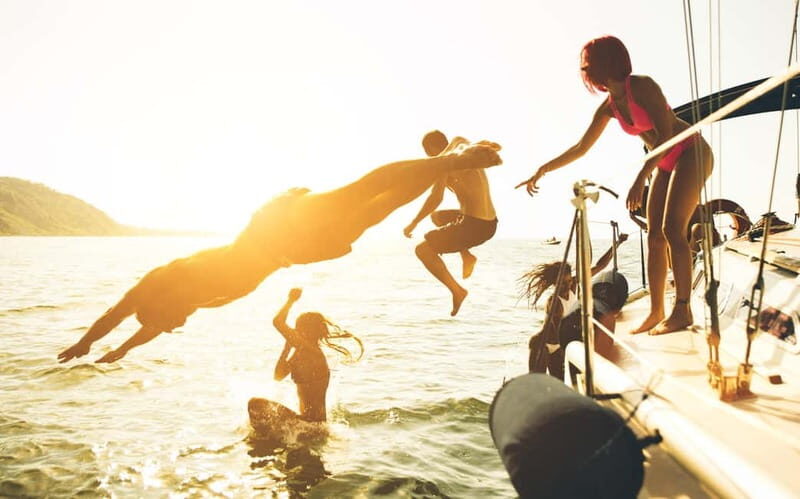 Saranda: Sunset trip & swim on VIP catamaran - adults only - Discovering the Saranda Sunset Catamaran Experience: An Honest Review