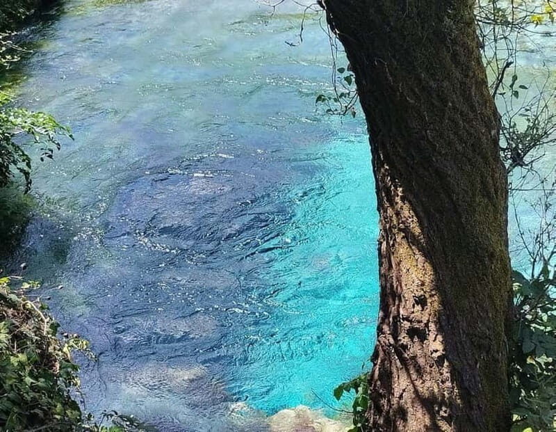 Sarande, Blue Eye & Lekursi Castel - First Stop: The Blue Eye Natural Spring