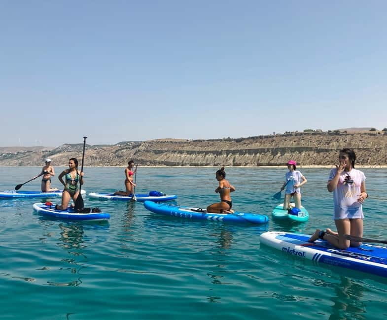 SCALA DEI TURCHI: SUP [STAND UP PADDLE] EXPERIENCE & SNORKELING - Starting Point: The Nodo a Mare Beach Club