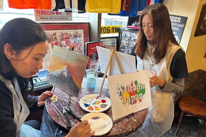 Seasonal Japanese Culture Osaka Paint and Wine Experience - What to Expect from the Osaka Paint and Wine Experience