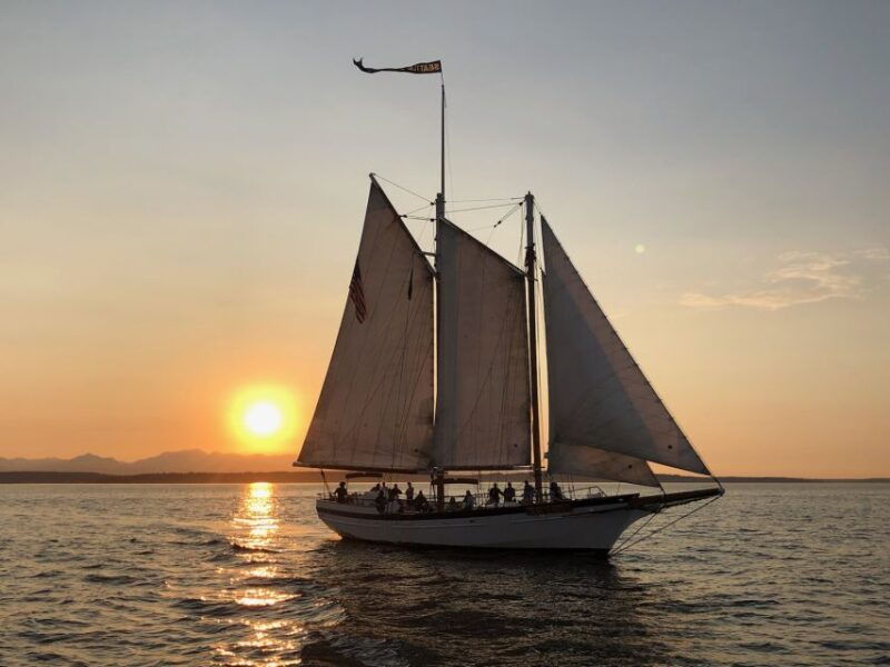 seattle-tall-sailboat-sunset-harbor-cruise