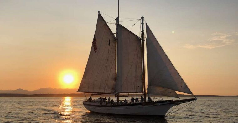 seattle-tall-sailboat-sunset-harbor-cruise