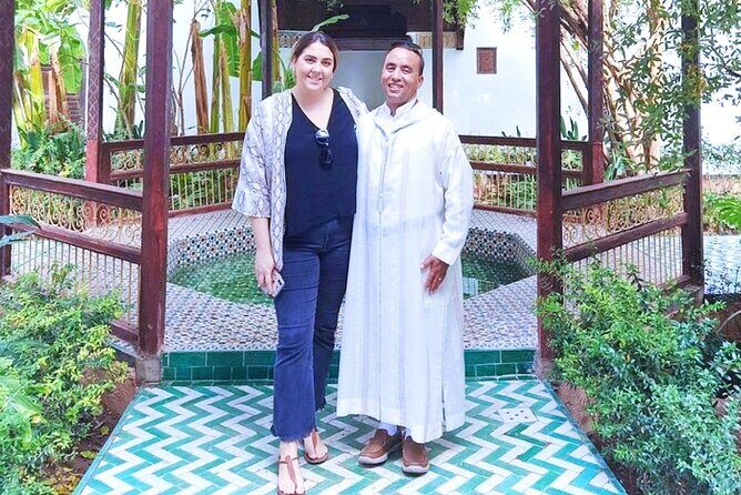 Secret Garden , Dar El Bacha Or Ben Youssef School & Souks - Visiting Le Jardin Secret