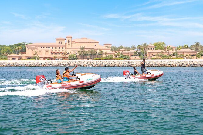 Self Drive boat tour Dubai : JBR, Atlantis and Burj Al Arab - The Itinerary in Detail