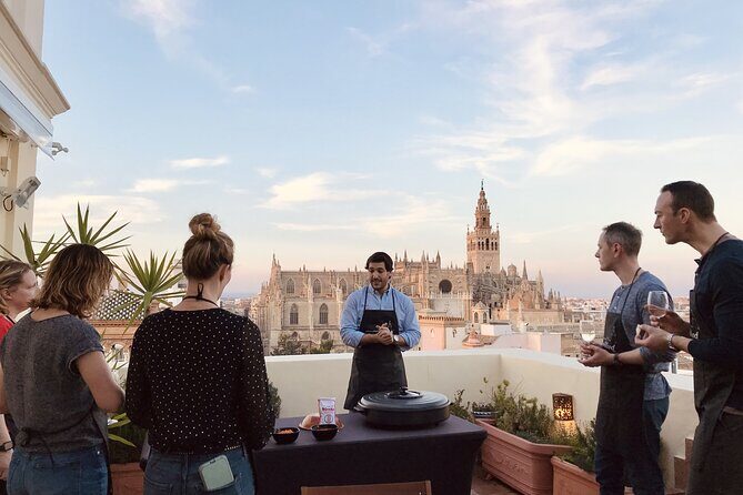 Sevilla: Panoramic Highlights Rooftop Tour & Paella Cooking Class - Authenticity and Engagement from Reviews