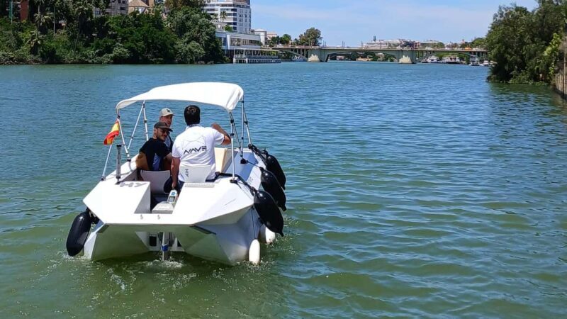 Seville from the River: Electric water taxi ride, TAXI SHIP. - Practical Details and Booking
