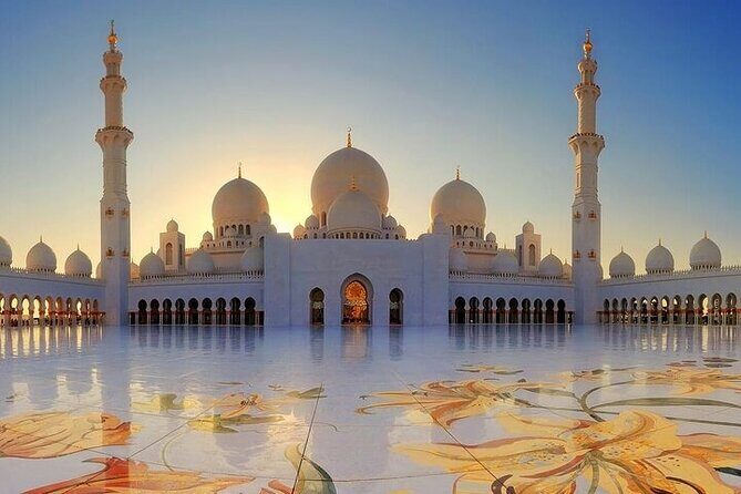 Shaikh Zayed Grand Mosque Abu-Dhabi Tour pickup From Dubai - Key Points