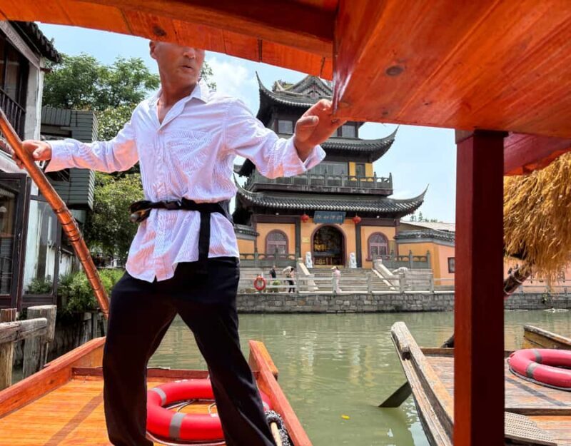 Shanghai: Zhujiajiao Water Town with Shanghai Tower Visiting - Exploring Zhujiajiao Water Town: A Step Back in Time