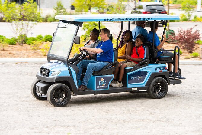Shared Golf Cart Tour of Bentonville, Arkansas - The Experience and Atmosphere