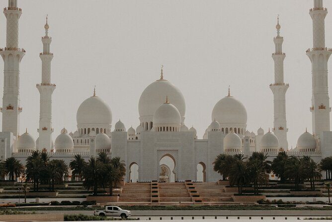 Sheikh Zayed Grand Mosque Tour From Dubai - Transportation and Group Size