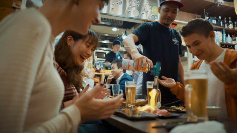 Shibuya Bar Hopping Tour (All-You-Can-Drink + Full Dinner) - Key Points