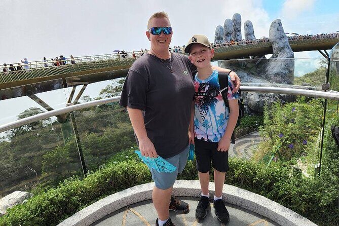 Shore Excursion to Visit GOLDEN BRIDGE BA NA from TIEN SA or CHAN MAY HUE Port - Key Points