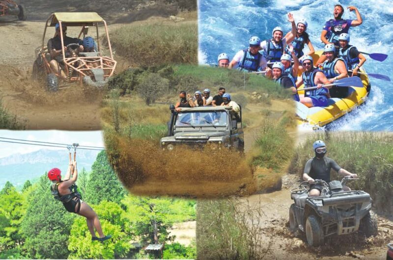 Side/Antalya: Jeep, Buggy, Rafting & Zipline Tour with lunch - Side/Antalya: Jeep, Buggy, Rafting & Zipline Tour with Lunch – A Complete Adventure Package