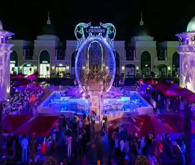 Side: Night Shows at The Land Of Legends with Transfer - The Shows and Performances