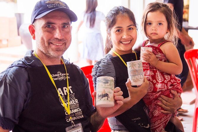 Siem Reap Draw on your 3 Mugs Painting Workshop - Key Points