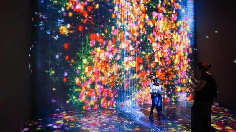 Singapore: ArtScience Museum® teamLab Future World - The Digital Light Canvas: A Crowd Favorite