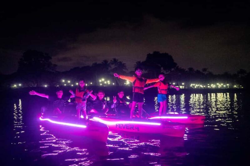 Singapore: Pasir Ris Park LED Night Kayak Tour with Mussels - Key Points