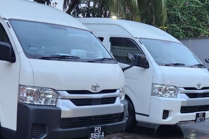 Singapore Private Transport Minibus 13 Seater - Key Points
