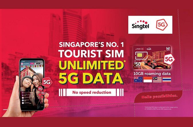 Singapore Singtel Best 5G/4G Tourist SIMs with SG Transport Card - Why This Package Offers Great Value