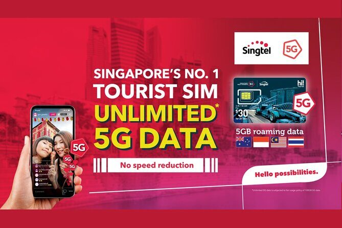 Singapore Singtel Best 5G/4G Tourist SIMs with SG Transport Card - Who Should Consider This?