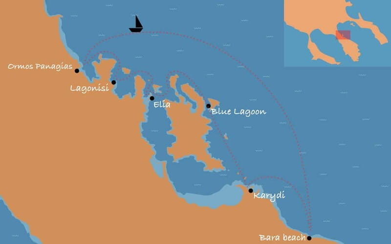 Sithonia: Day Private Sailing Cruise to Blue Lagoon - Overview of the Experience