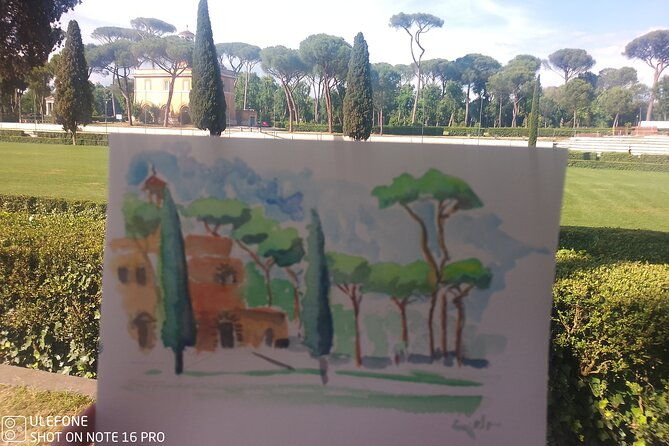 sketching-in-rome-villa-borghese-private-lesson-with-guido