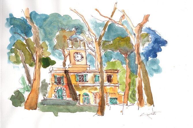 sketching-in-rome-villa-borghese-private-lesson-with-guido