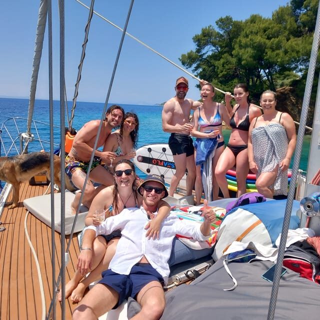 Skiathos private tours :Sailing day with lunch on board, - Skiathos Private Tours: Sailing Day with Lunch on Board