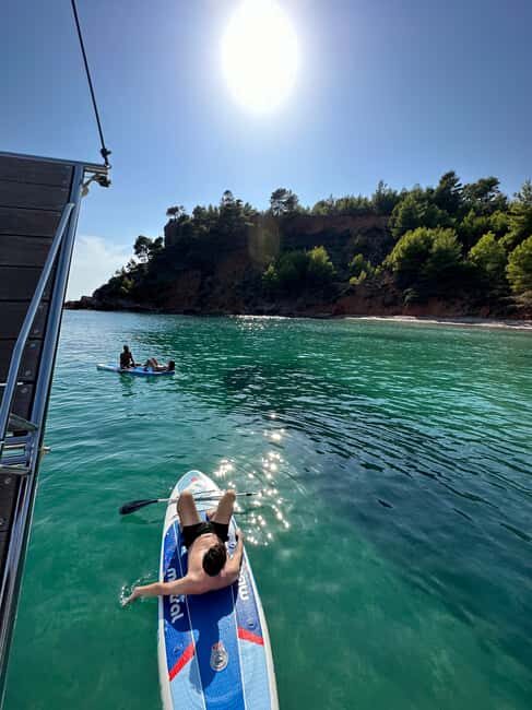 Skopelos: Day Cruise to Alonnisos with SUP & Snorkeling Stop - The Sum Up