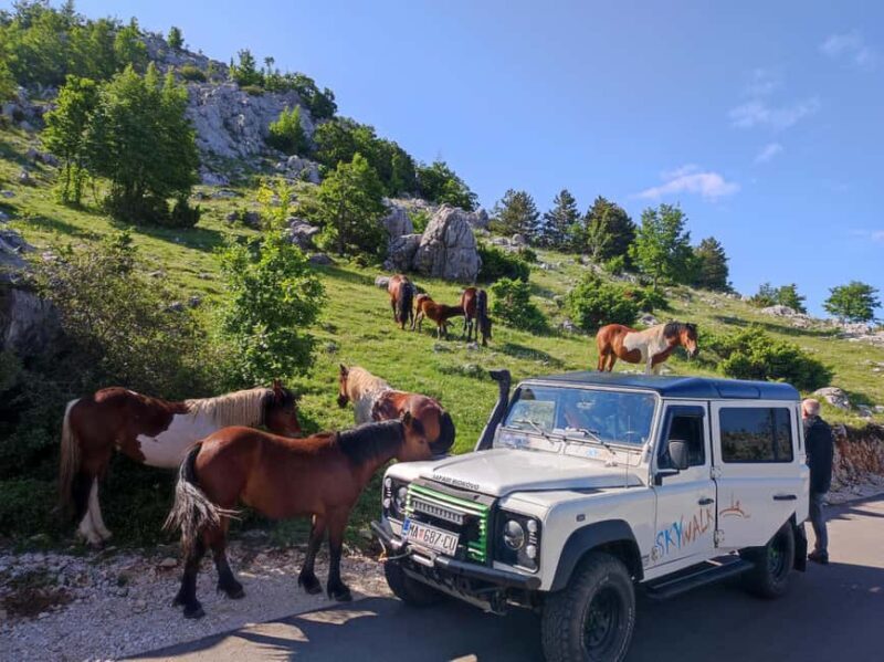 Skywalk (1228 m) and St. George (1762 m) Defender Tour - Explore Biokovo with a Unique Mountain Adventure
