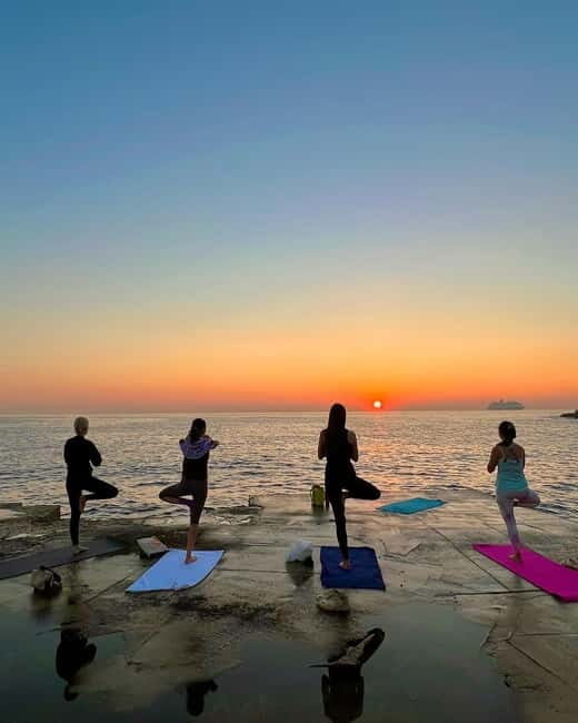 Sliema: Beach Yoga Class - The Experience at a Glance